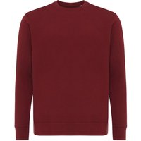 IQONIQ Men's Etosha Cotton Lightweight Sweatshirt in Burgundy | Size: XL