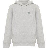IQONIQ Yengo Cotton Side Pocket Hoodie in Light Grey | Size: 9-10 Years