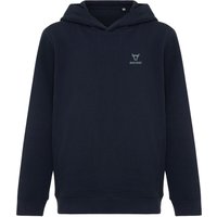 IQONIQ Yengo Cotton Side Pocket Hoodie in Navy | Size: 7-8 Years