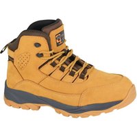 Grafters Men's Nubuck Hiking Boots in Pale Orange | Size: 9