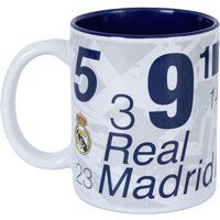 Real Madrid CF Los Galacticos Mug in White
