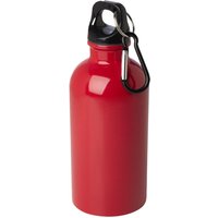 Floso Stainless Steel Single Wall 400ml Water Bottle in Red