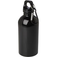 Floso Stainless Steel Single Wall 400ml Water Bottle in Black
