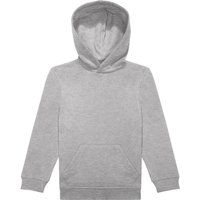 B&C ID.333 Long-Sleeved Hoodie in Grey | Size: 3-4 Years