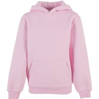 Build Your Brand Fluffy Hoodie in Pink | Size: 9-10 Years