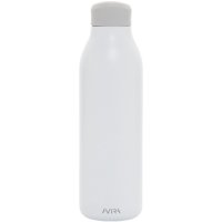 Avira Alok Stainless Steel 600ml Water Bottle in White
