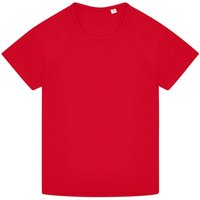 B&C Active T-Shirt in Red | Size: 5-6 Years