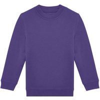 B&C ID.332 Crew Neck Sweatshirt in Purple | Size: 12-13 Years