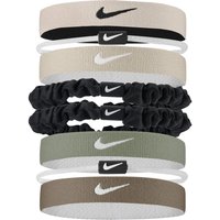 Nike Women's Mixed Flexible Classic Hair Tie (Pack of 8) in Pink