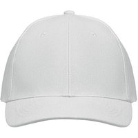 MidOcean Men's Buffalo 6 Panel Baseball Cap in White
