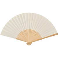 MidOcean Fanny Bamboo Handheld Fan in Beige