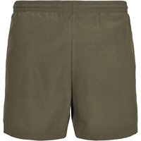 New Morning Studios Men's Basic Swim Shorts in Olive | Size: Small