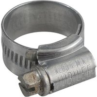 Jubilee Zinc Plated Hose Clip in Metallic Silver