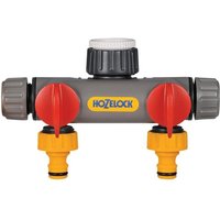 Hozelock 2252 2-way Tap Connector 1 2 - 1in Bsp