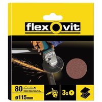 Flexovit Aluminium Oxide Fibre Discs 115mm