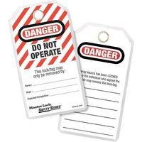 Master Lock No. 497a Heavy-duty Safety Tags (12) - Danger Do Not Operate