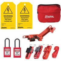 Master Lock Electrical Lockout Kit, 9 Piece