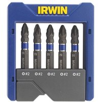 IRWIN Pozidriv Impact Screwdriver Pocket Bit Set, 5 Piece
