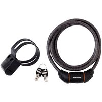 Master Lock Black Braided Steel Keyed Cable 1.8m X 10mm