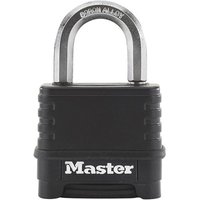 Master Lock Excell 4-digit Black Finish Combination 50mm Padlock