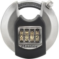 Master Lock Excell Discus 4-digit Combination 70mm Padlock - Multi Colour - One Size