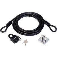 Master Lock Garden Security Kit With Lock Anchor & Cable 4.5m in Black