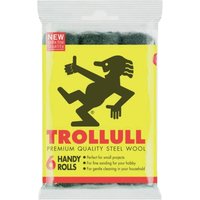 Trollull Handy Rolls Fine Steel Wool (pack 6)