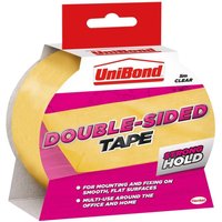 UniBond Double-sided Tape 38mm X 5m in Clear