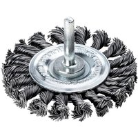 Lessmann Knotted Wheel Brush With Shank