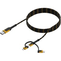 Dewalt Reinforced Braided 3-in-1 Combo Cable 1.8m (6ft)