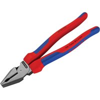 KNIPEX 02 02 Series High Leverage Combination Pliers, Multi-component Grip