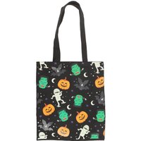 Something Different Women's Monster Polycotton Tote Bag in Jet Black