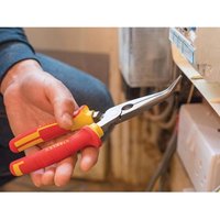 Stanley Fatmax Bent Long Nose Pliers Vde 200mm