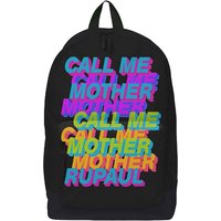 RuPaul Men's Call Me Mother Backpack in Black