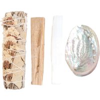 Something Different Serenity Relaxation Sage Smudge Kit (Pack of 4) in Dark Brown