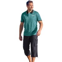 Atlas for Men Men's Microfibre Cropped Trousers in Black | Size: Large