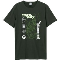 Amplified Men's Reanimation Linkin Park T-Shirt in Charcoal | Size: Large