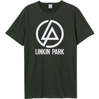 Amplified Men's Circle Logo Linkin Park T-Shirt in Charcoal | Size: Medium