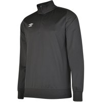 Umbro Club Essential Half Zip Sweatshirt in Black | Size: 4-5 Years