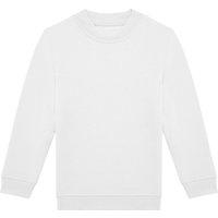 B&C ID.332 Crew Neck Sweatshirt in White | Size: 3-4 Years