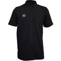 Umbro Men's Essential Polo Shirt in Black | Size: 4XL
