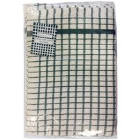 Universal Textiles No 50 Terry Check Tea Towel Green