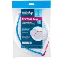 Minky Women's Bra Wash Bag 2pk
