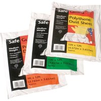 Universal Textiles Poly Dust Sheet 3.6 x 3.6m 12 x 12'