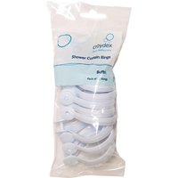 Button Shower Curtain Rings 12pk