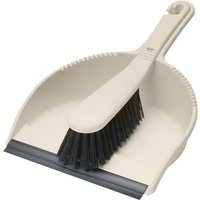 Addis Stiff Dustpan & Brush Linen