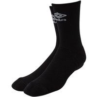 Umbro Men's Pro Tech Logo Socks in Black | Size: 12-14
