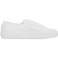 Superga Women's 2750 Sangallo Flower Trainers in White | Size: 5