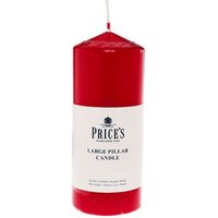 Prices Pillar Candle Red 6