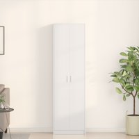 Berkfield Home Wardrobe White 55x25x189 cm Engineered Wood | Size: 55 x 25 x 189 cm